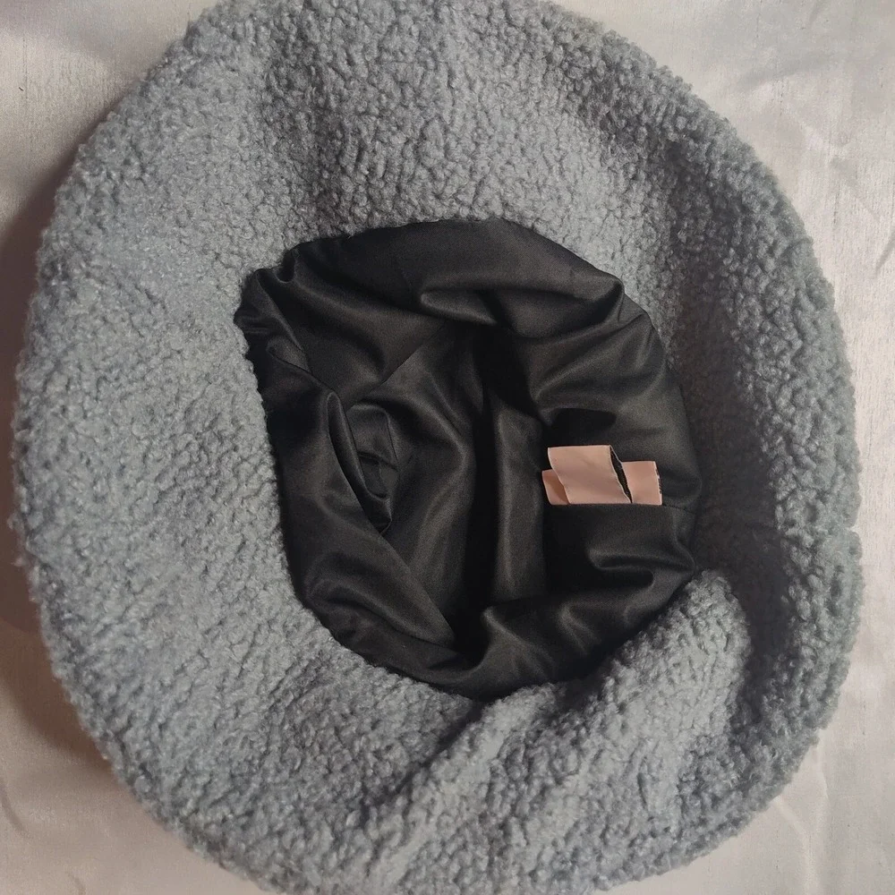 JUICY BY JUICY COUTURE Women‎ One Size GRAY Fleece BUCKET HAT NEW